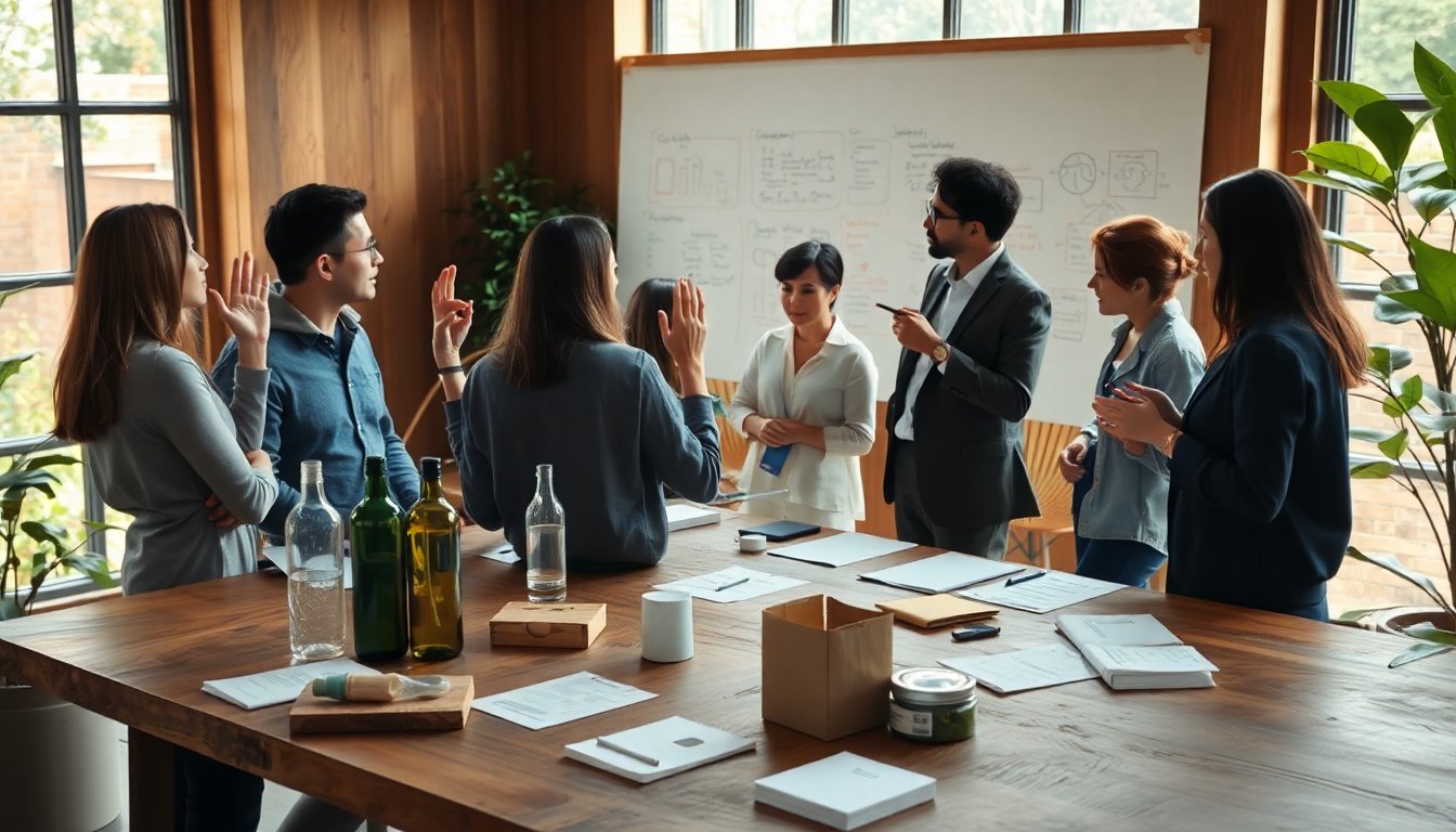 Strategie per creare prodotti sostenibili in mercati competitivi