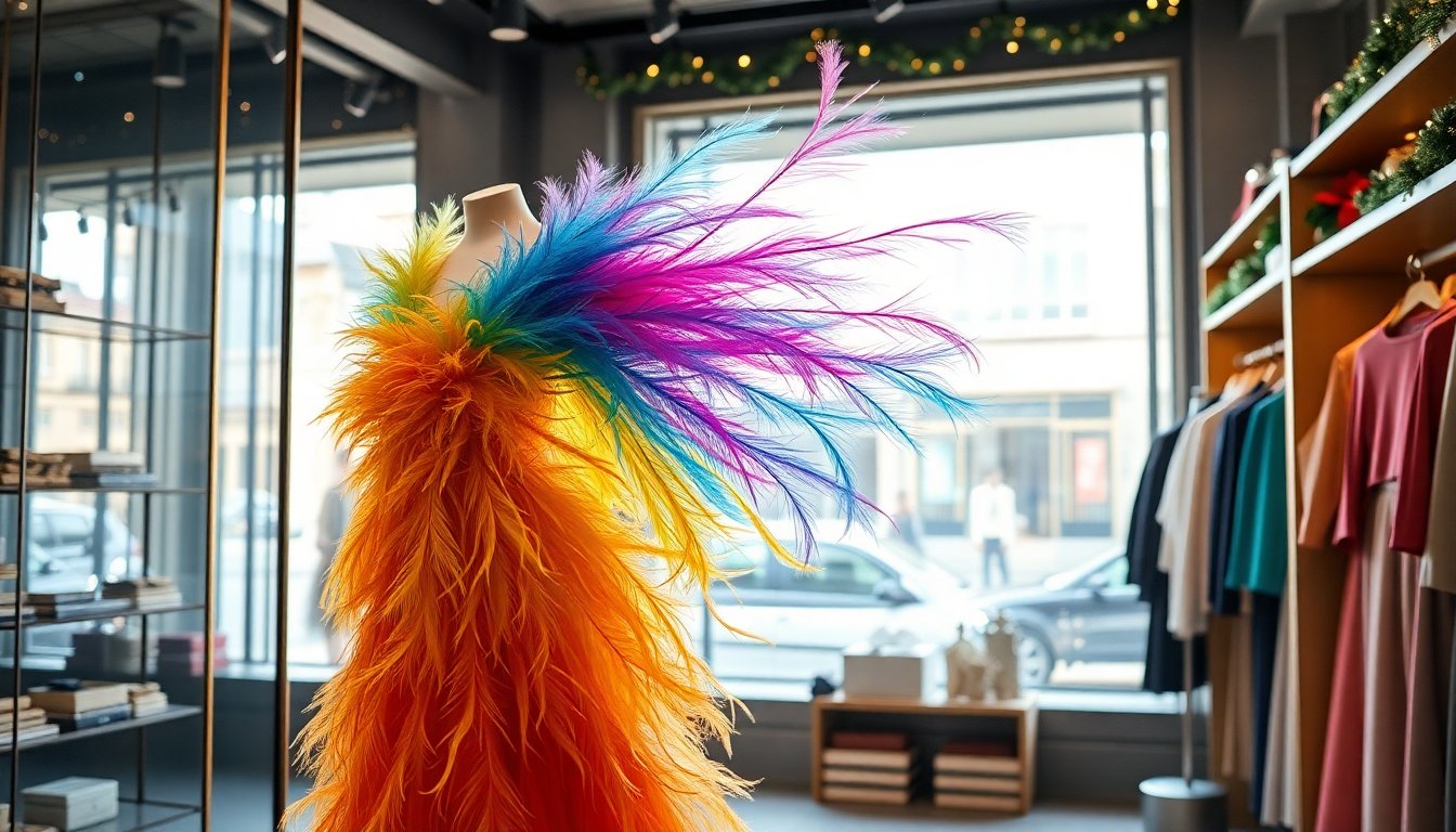 Tendenze Moda 2025: Piume e Glamour per le Festività