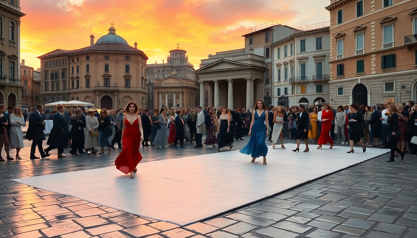 Valentino presenta la collezione autunno inverno 2026/27 a Roma
