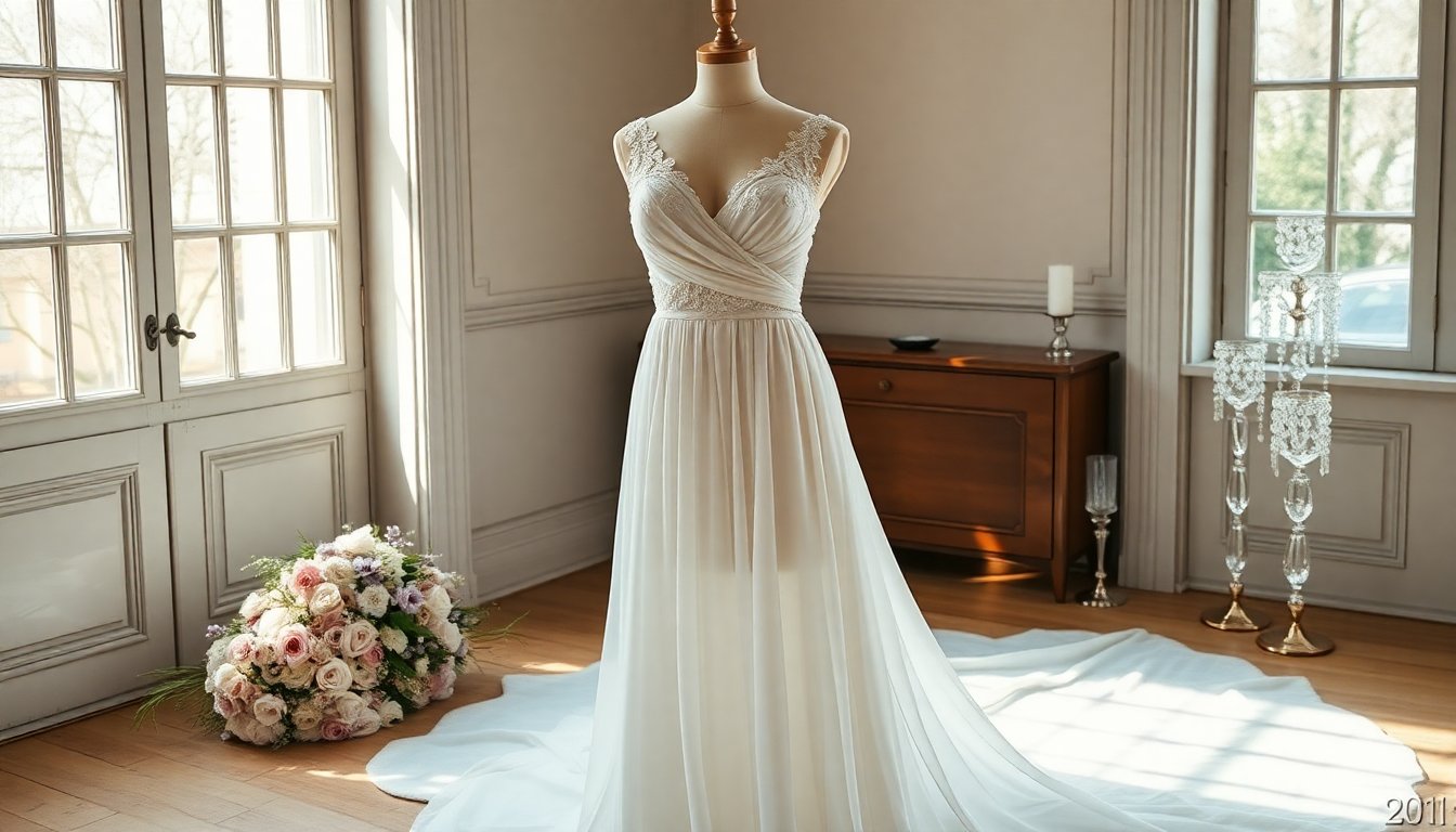 Abiti da Sposa a Vita Basca Drappeggiata: Le Tendenze Imperdibili per il 2026