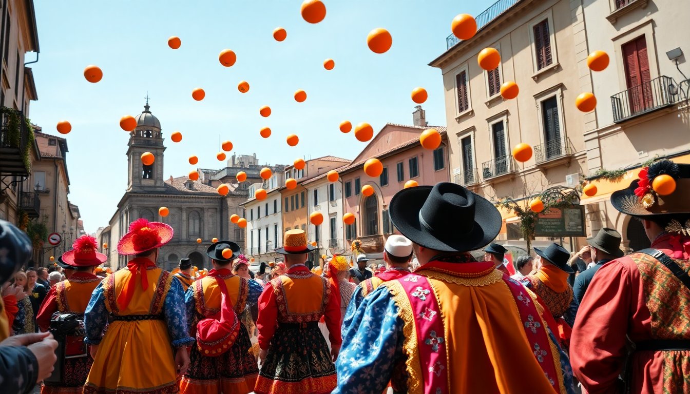 Carnevale di Ivrea 2026: Eventi Imperdibili e la Famosa Battaglia delle Arance
