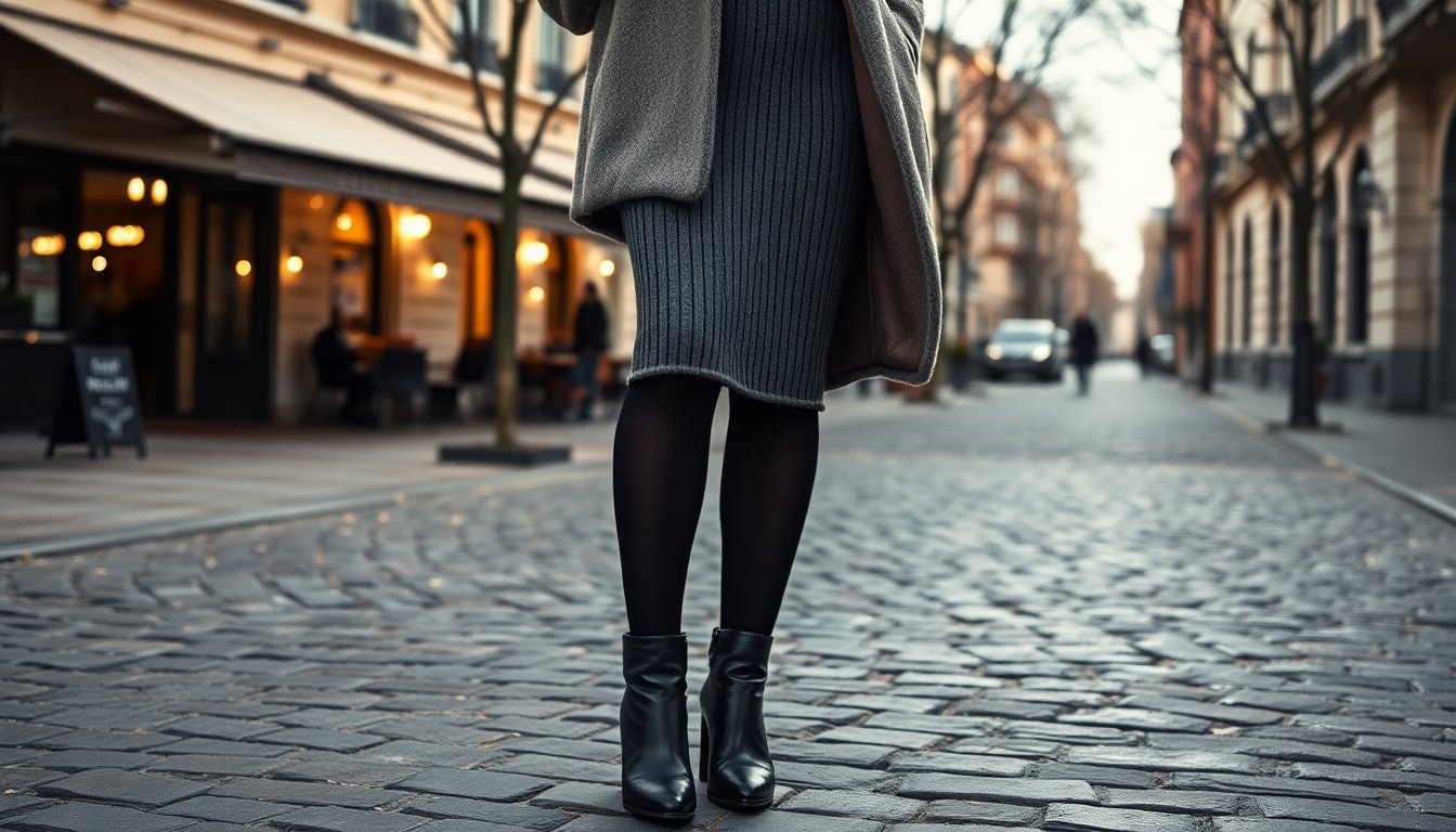 Come abbinare i collant a coste per un look alla moda nel 2026