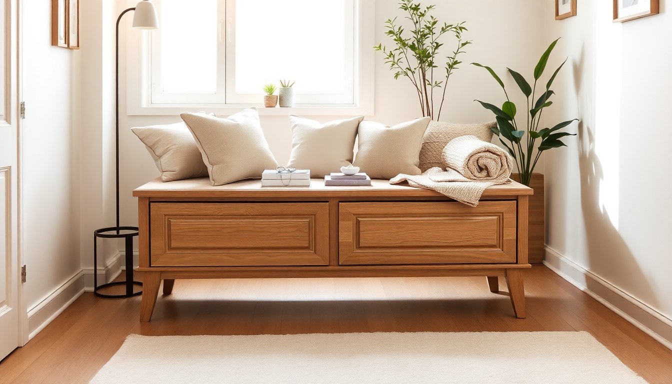 Panca Contenitore OLIVER di Maisons du Monde: Stile Elegante e Praticità a Prezzo Imperdibile