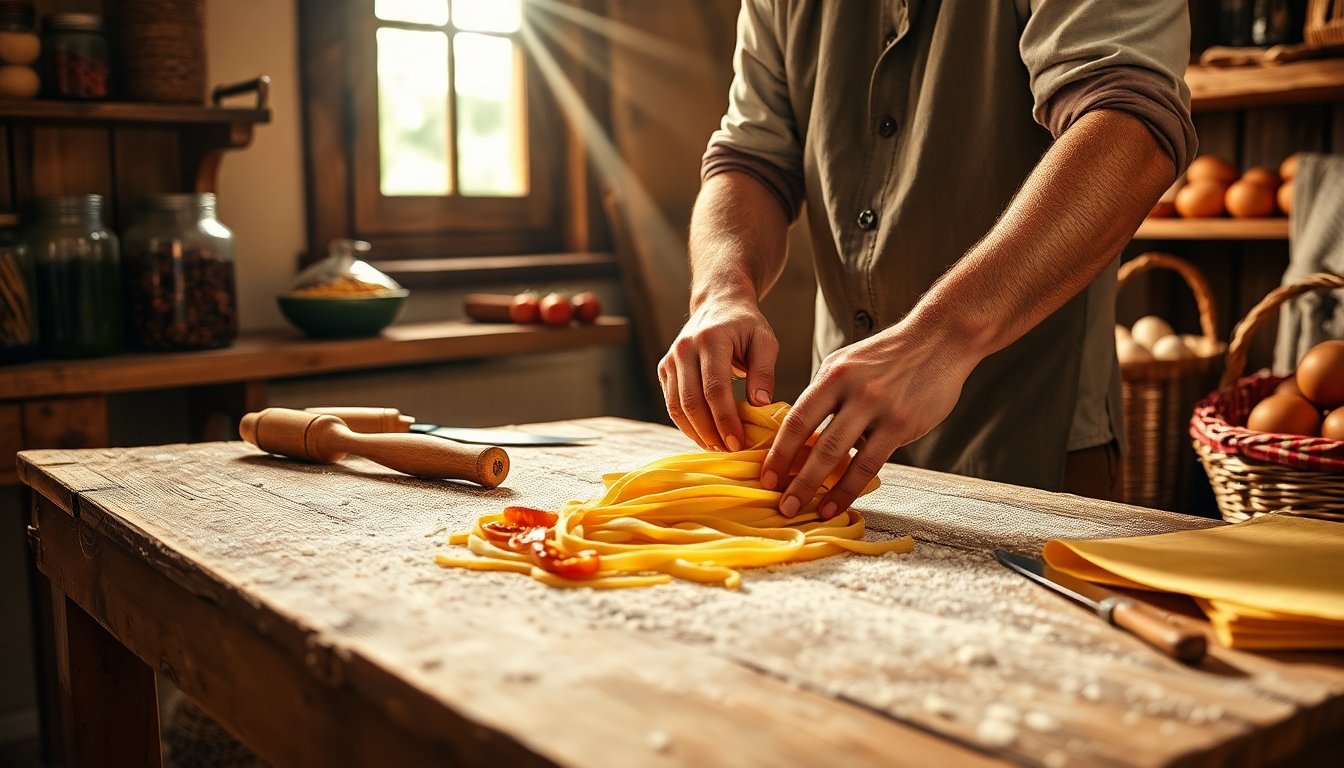 Pasta artigianale: un tesoro della tradizione culinaria italiana