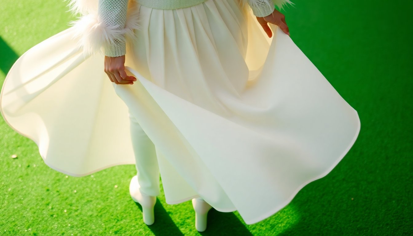 Arisa a Sanremo 2026: total white e piume sul green carpet che hanno conquistato tutti
