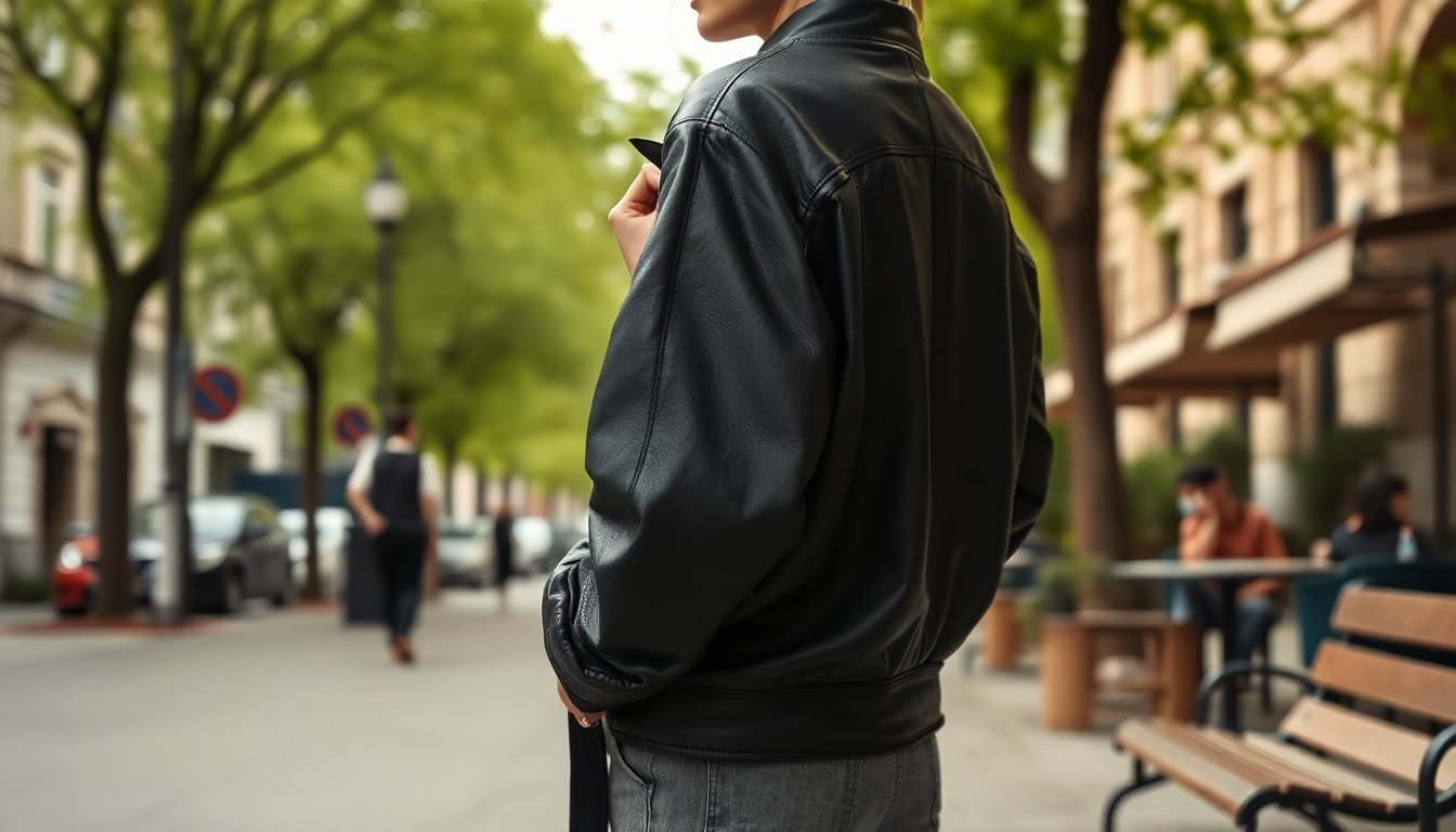 Giacca di pelle oversize per la primavera: modelli, colori e abbinamenti