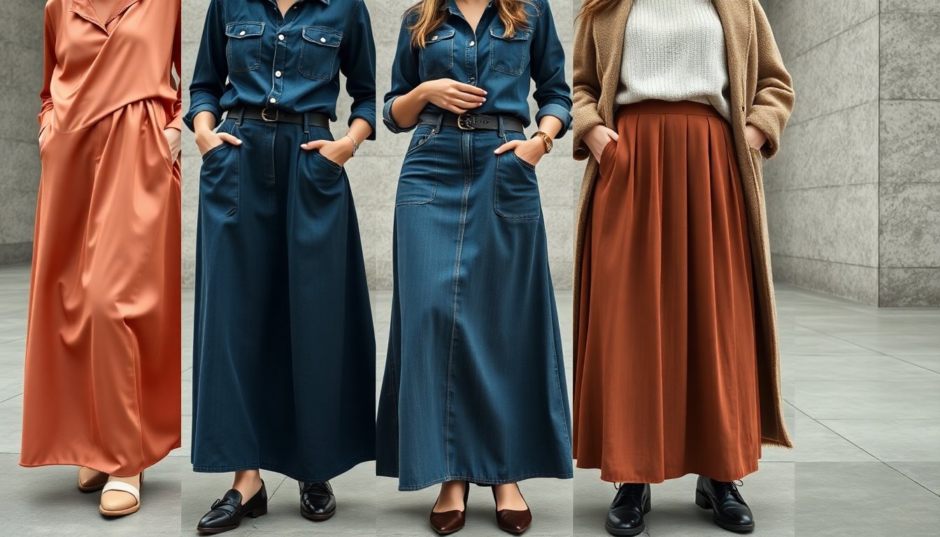 Gonna lunga: abbinamenti pratici e 5 outfit da provare