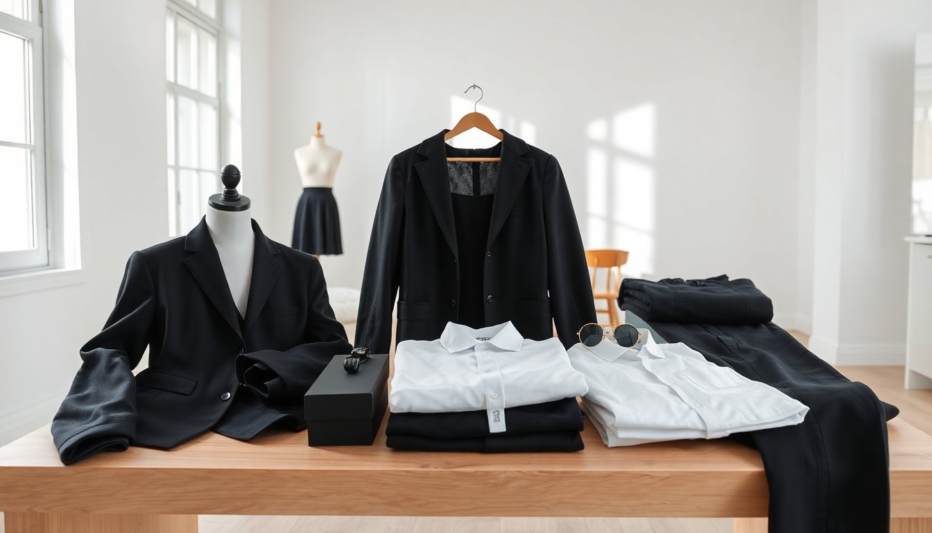 Guida pratica al bianco e nero: minimal, vestiti e accessori per un guardaroba contemporaneo