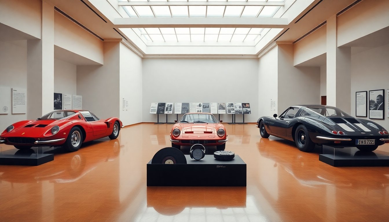 Le Ferrari dei grandi della musica in mostra al Museo Enzo Ferrari