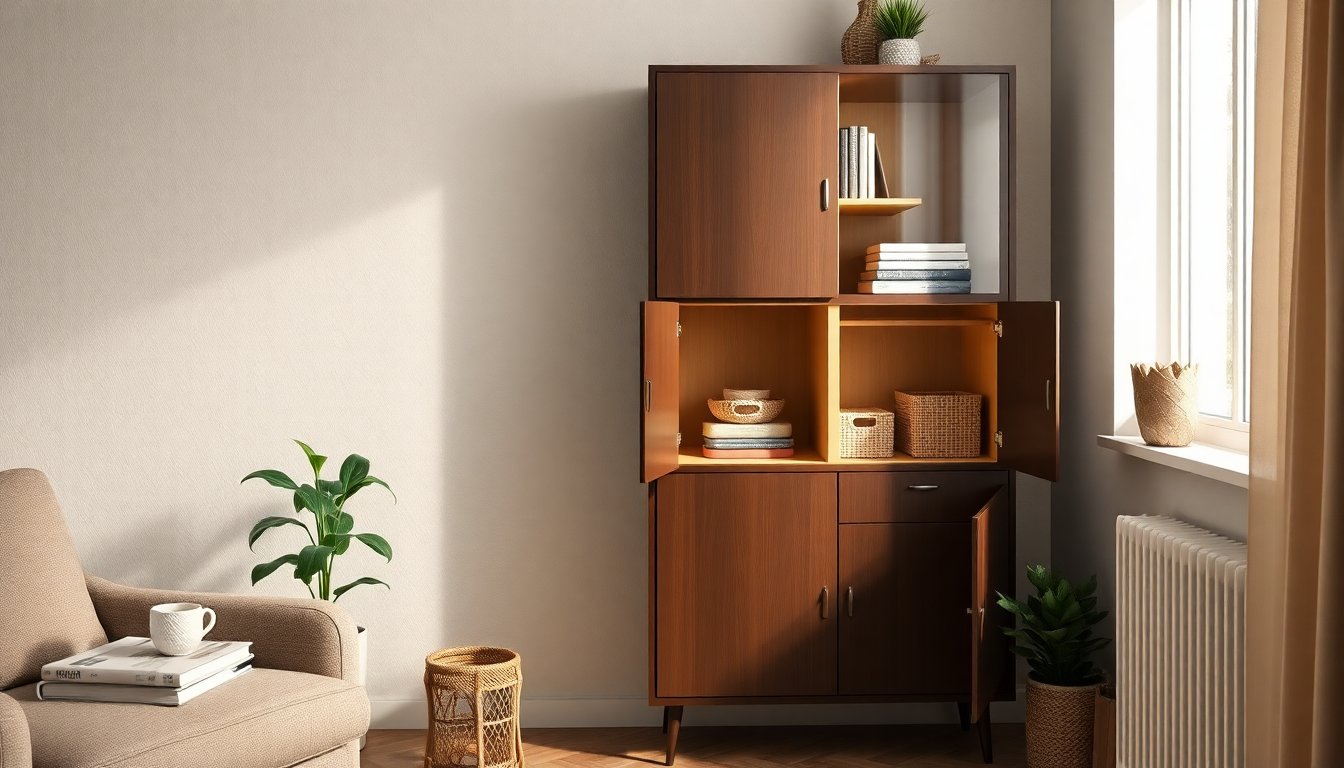 madia SÅGMÄSTARE ikea, stile retrò e grande capacità in poco spazio