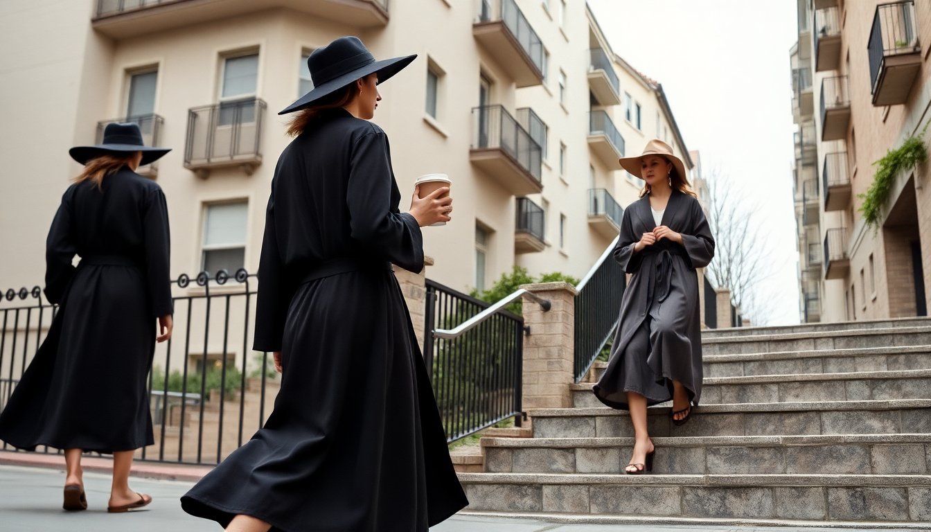 Spolverini esclusivi: come la vestaglia diventa protagonista dello streetwear