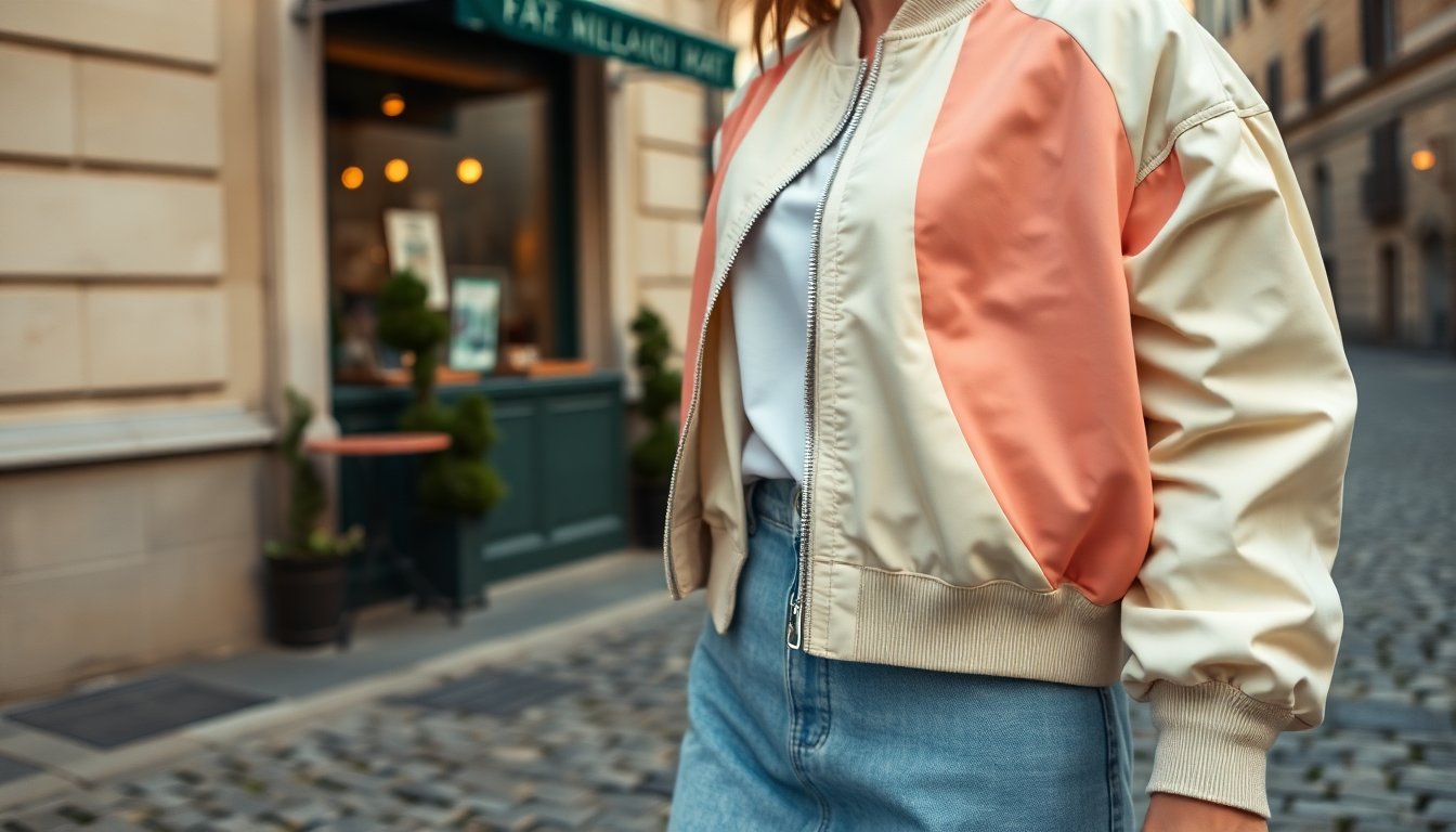 Bomber donna primaverile: come indossarlo con stile