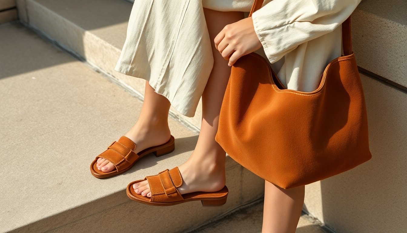 Borse e scarpe in camoscio per primavera-estate 2026: guida alle tendenze