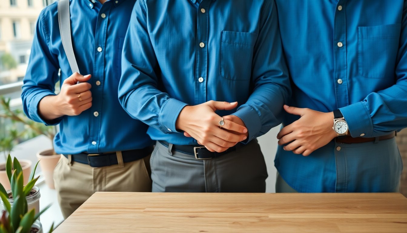 Come abbinare la camicia azzurra dai 20 ai 60 anni