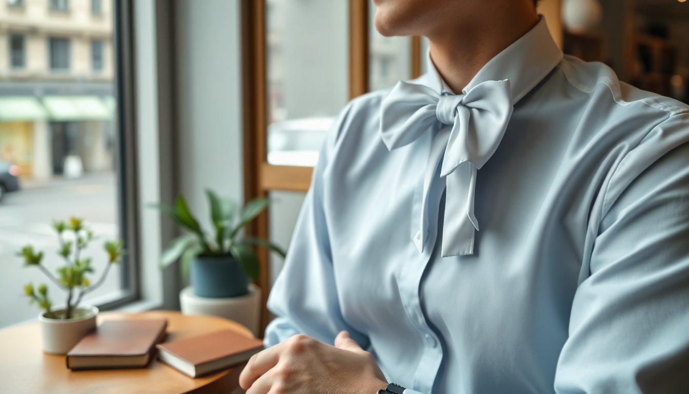 Come indossare la camicia con fiocco questa primavera: idee e abbinamenti