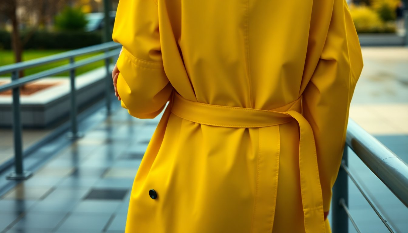 Come indossare l’impermeabile giallo questa primavera 2026