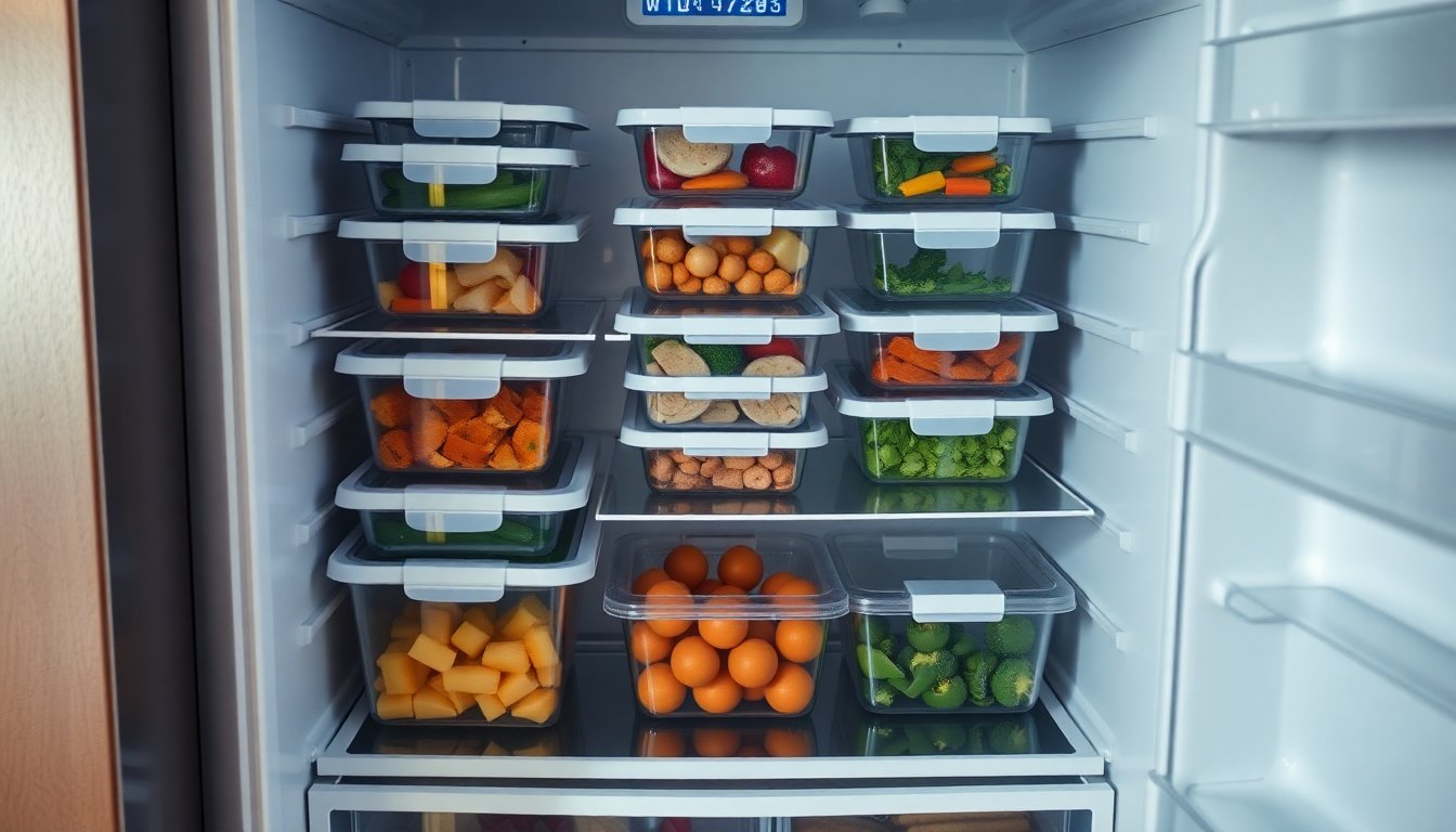 Come organizzare il frigorifero con contenitori impilabili per ridurre gli sprechi