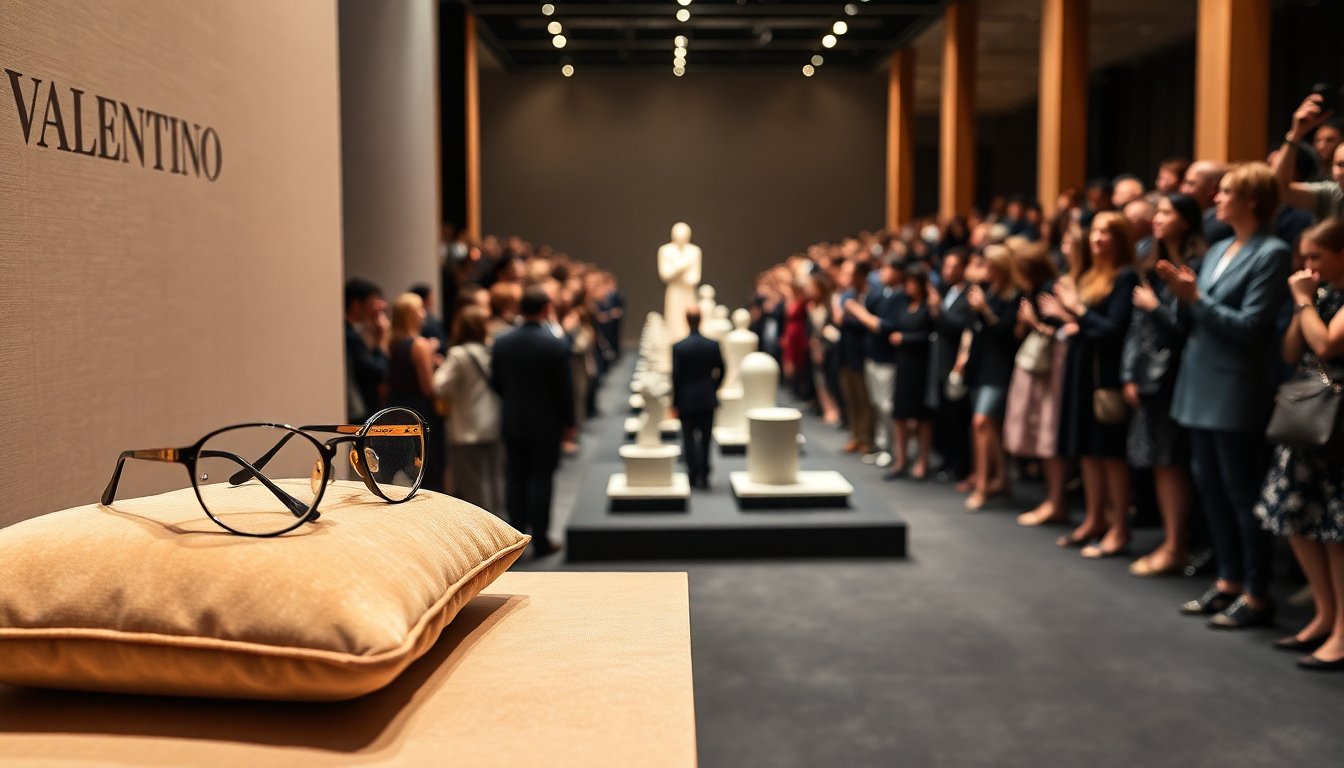 Debutto newyorkese di Valentino Eyewear: collezione Spring/Summer 2026 e partnership con Kering