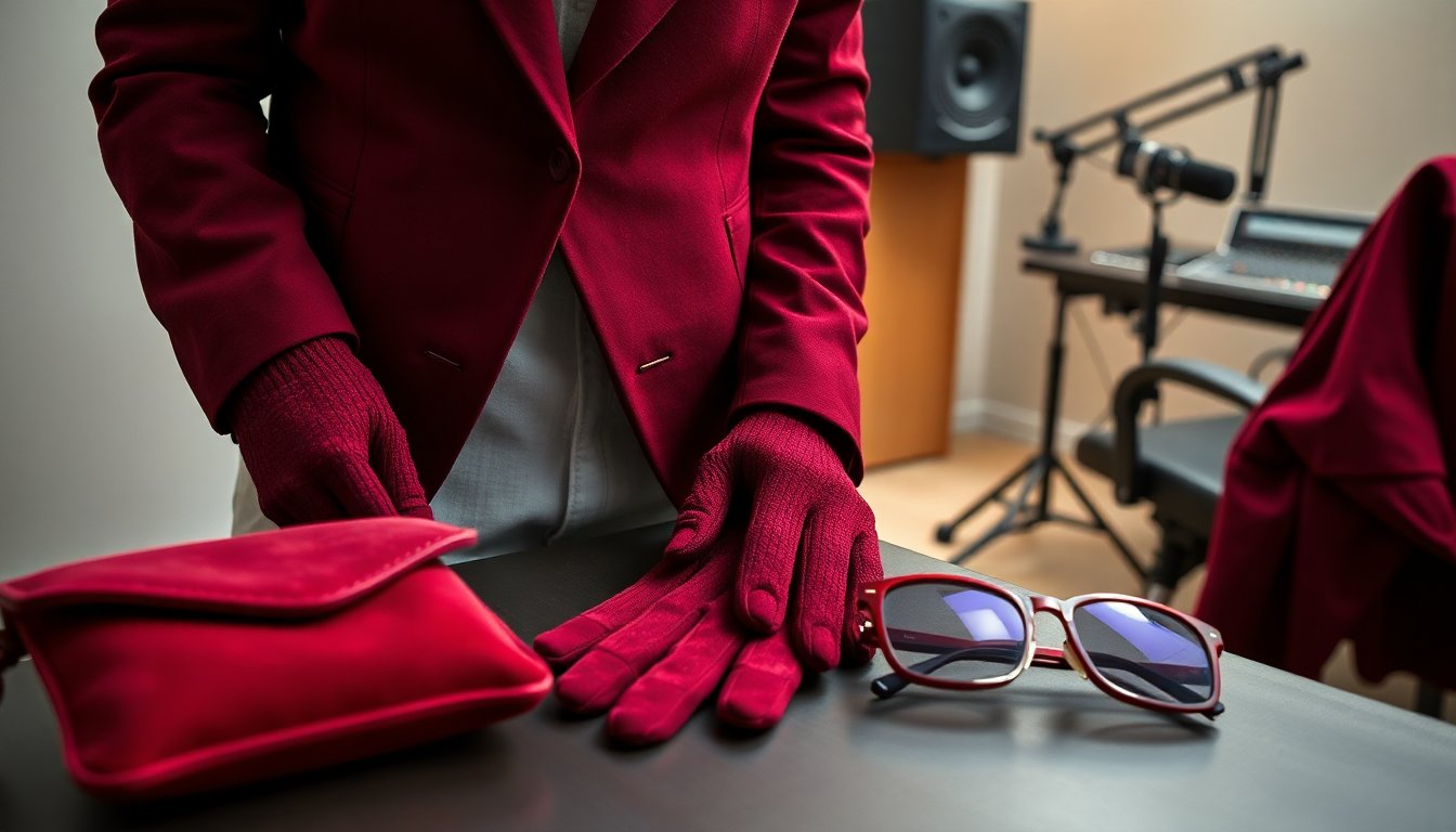 Giulia Salemi, look coordinato nel burgundy e tensione con Alba Parietti