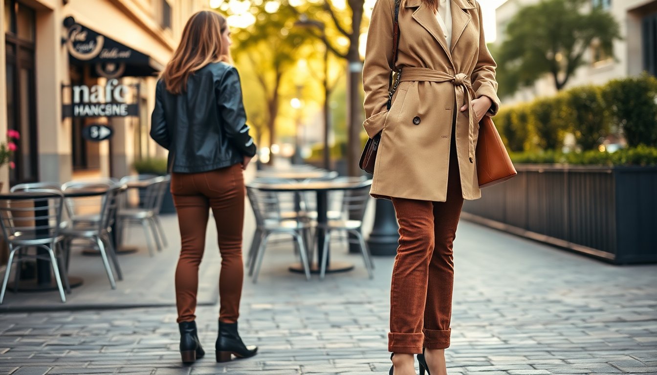 Jeans marroni e trench: idee pratiche per la primavera estate