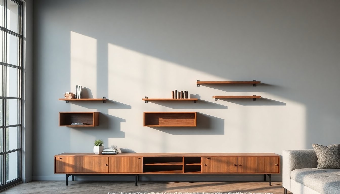 Mensole di design: idee pratiche e originali per arredare la parete