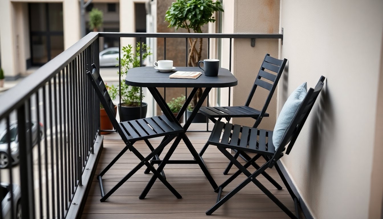 Set IKEA TÄRNÖ: tavolo e sedie pieghevoli ideali per spazi piccoli