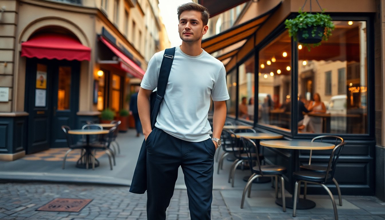 T-shirt e pantaloni eleganti: abbinamenti smart per ogni occasione