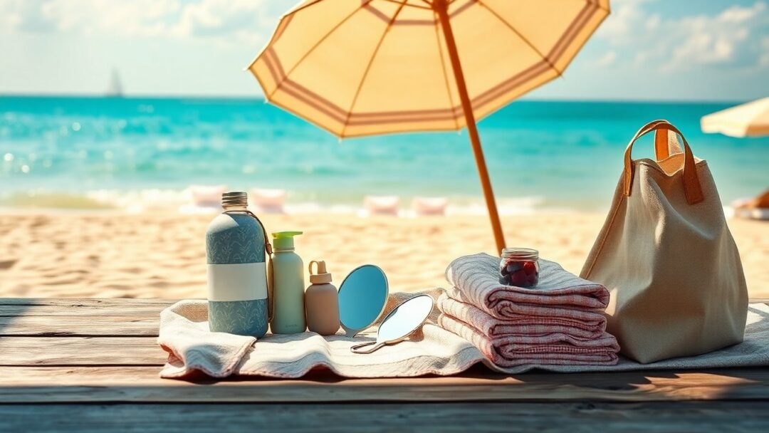 Come organizzare la borsa da mare per una giornata senza pensieri