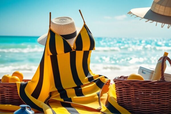 Il bikini giallo e nero di Chiara Ferragni: il must have dell'estate