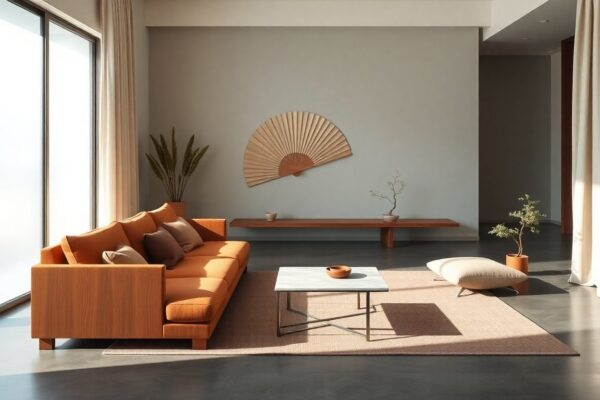 Interni mediterraneo-zen: design italiano e minimal giapponese