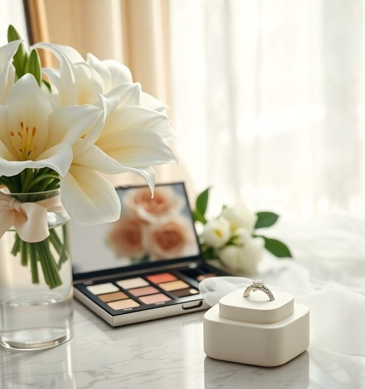 Matrimonio Lady Marina Windsor: acconciatura semi-raccolta e make-up soft per il grande sì
