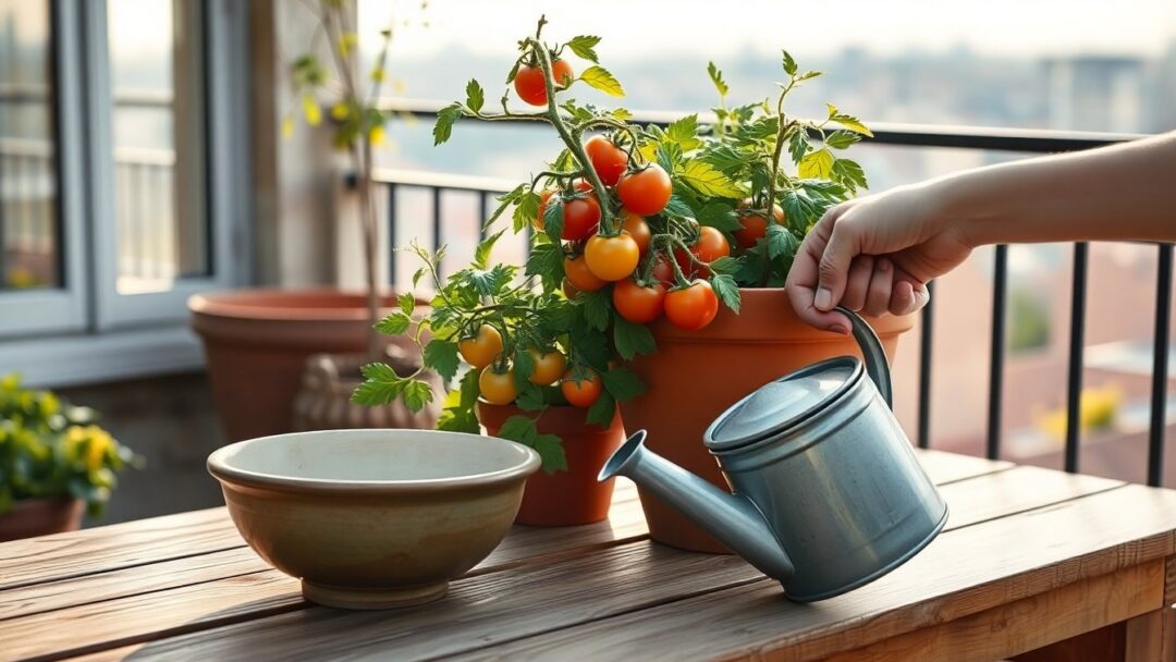 Pomodori in vaso sul terrazzo: tecniche semplici per coltivare con successo