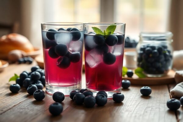 Scopri i benefici dell'acqua aromatizzata ai mirtilli e come prepararla