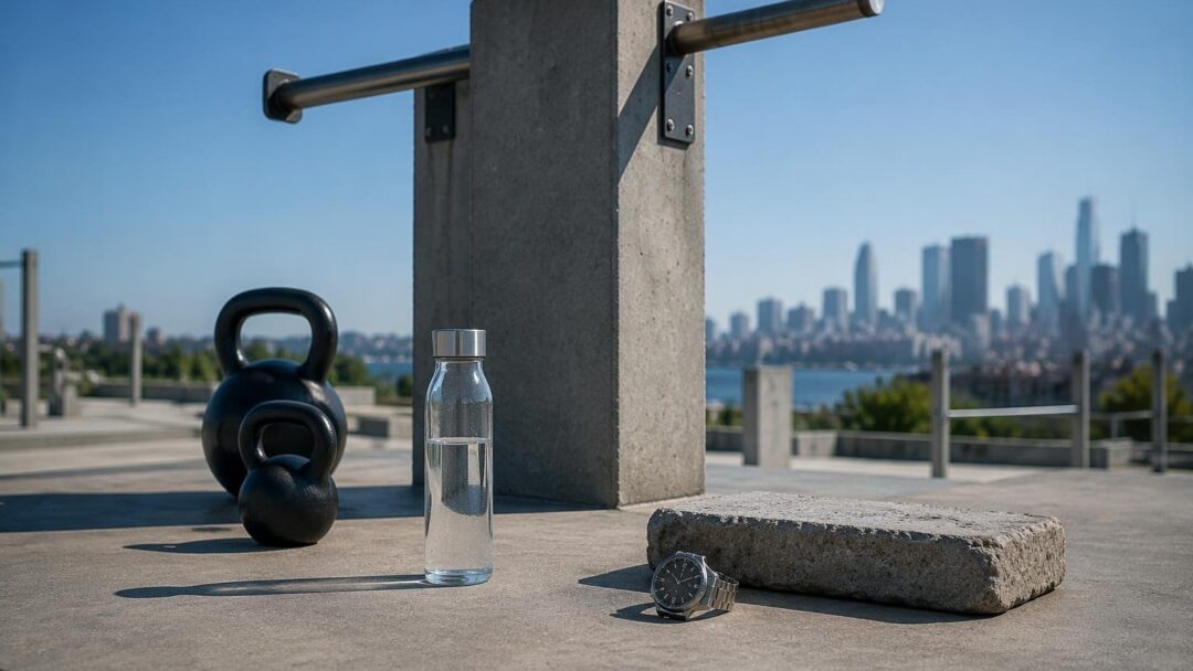 Aree fitness urbane: routine chic con circuiti, igiene e timing