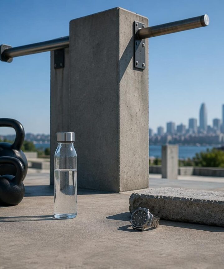 Aree fitness urbane: routine chic con circuiti, igiene e timing