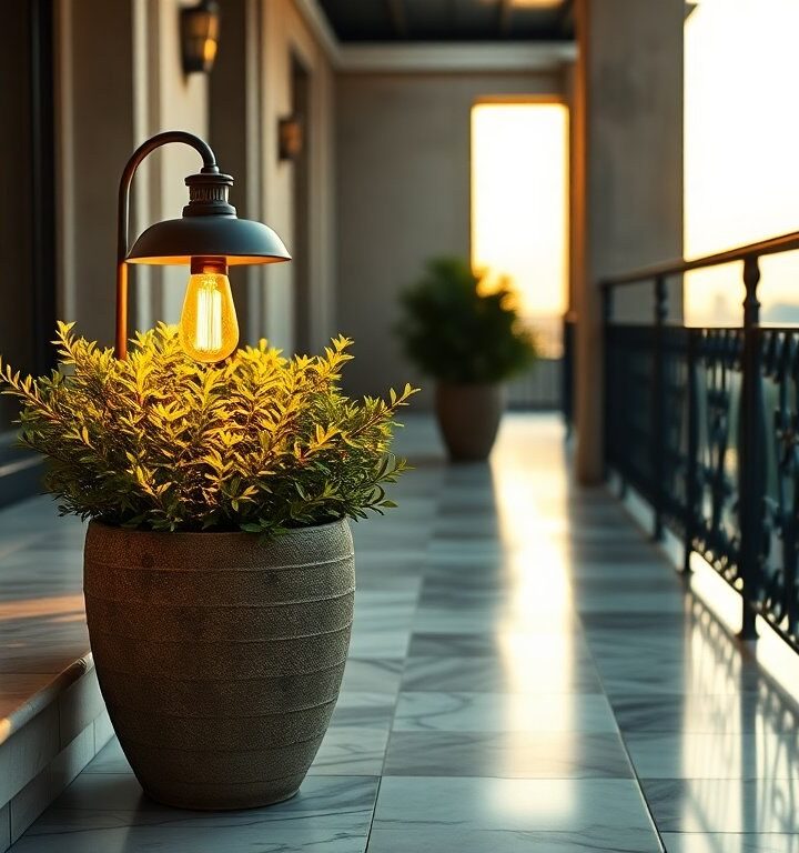 Lampada Panthella portatile di Louis Poulsen: stile e funzionalità per balcone e giardino