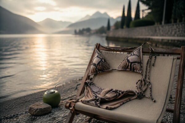 Bikini con stampa pitonata: il trend estivo scelto da Chiara Ferragni sul lago di Como