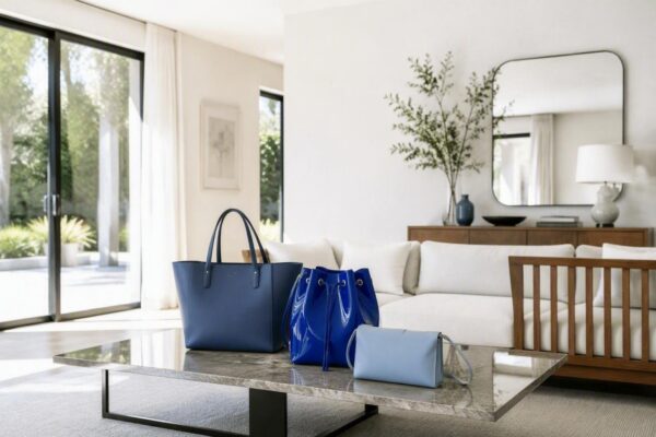 Borse blu: la tendenza moda che domina l'Autunno-Inverno 2026/27