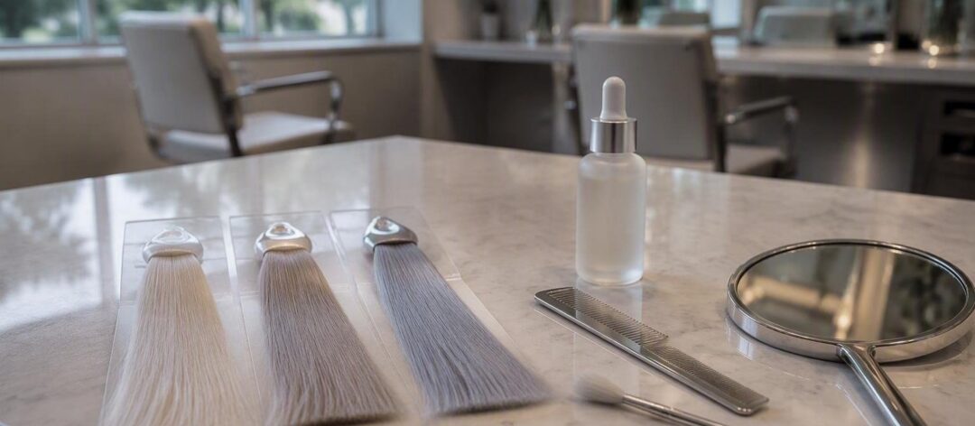 Capelli grigi: la sfumatura ghiaccio che illumina il viso