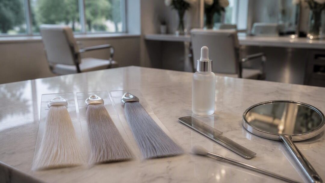 Capelli grigi: la sfumatura ghiaccio che illumina il viso