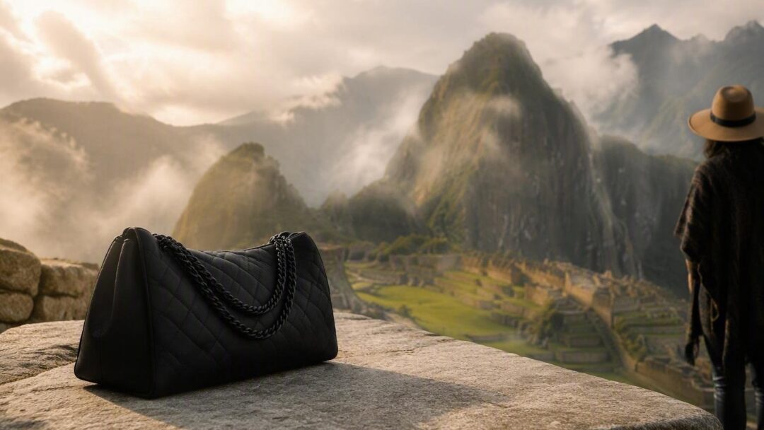 Lusso in viaggio: Chiara Ferragni sfoggia la Maxi Chanel bag in Perù
