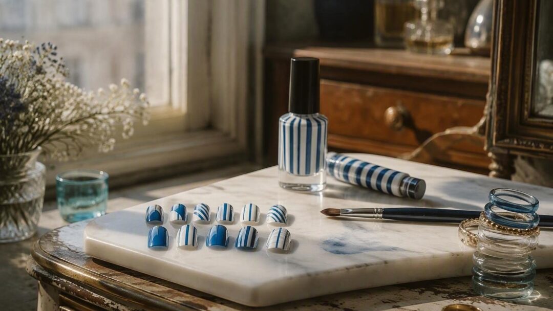 Manicure a righe: la nuova tendenza estiva che sostituisce i pois