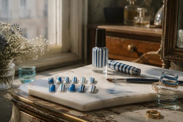 Manicure a righe: la nuova tendenza estiva che sostituisce i pois