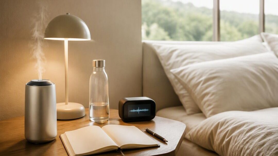 Rituali glam per dormire meglio: luci, profumi, musica e journaling