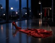 Bella Hadid e il revival degli anni '90: l'abito slip dress e le scarpe rosse Prada