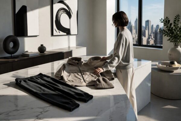 Capsule athleisure elegante: palette neutre e capi essenziali