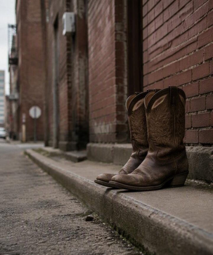 Come creare il look western urbano con stivali texani e suede