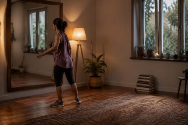 Dance workout a casa: HIIT leggero e core 20 minuti