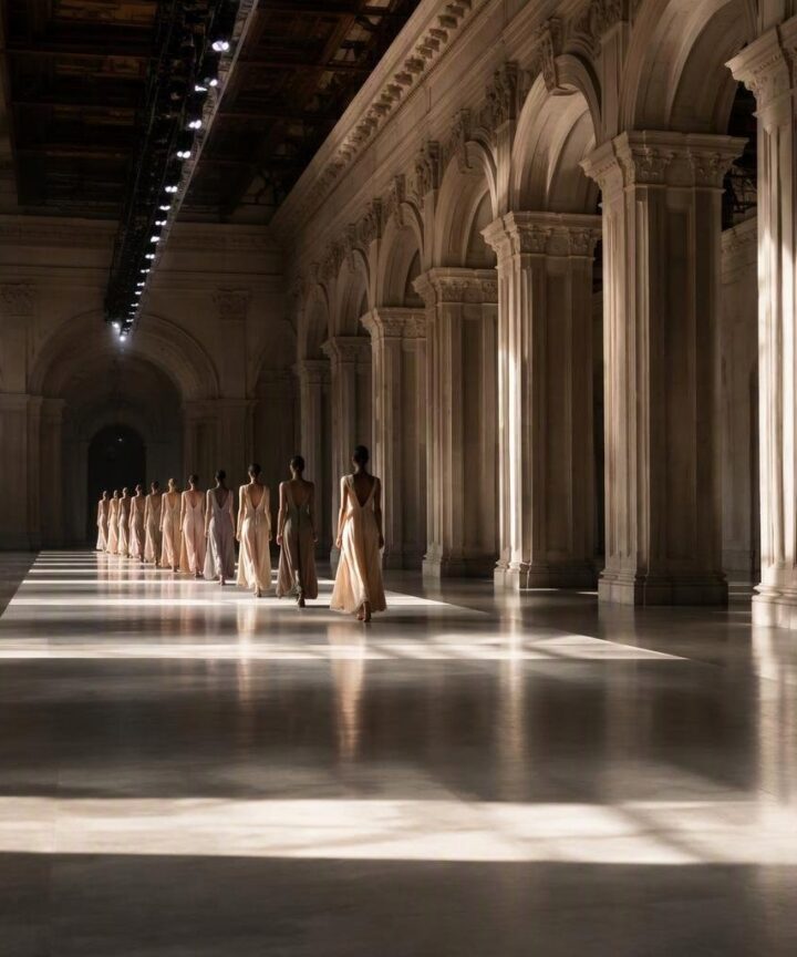 La sfilata ‘Evoluzione’ di Giorgio Armani presenta la primavera-estate 2027