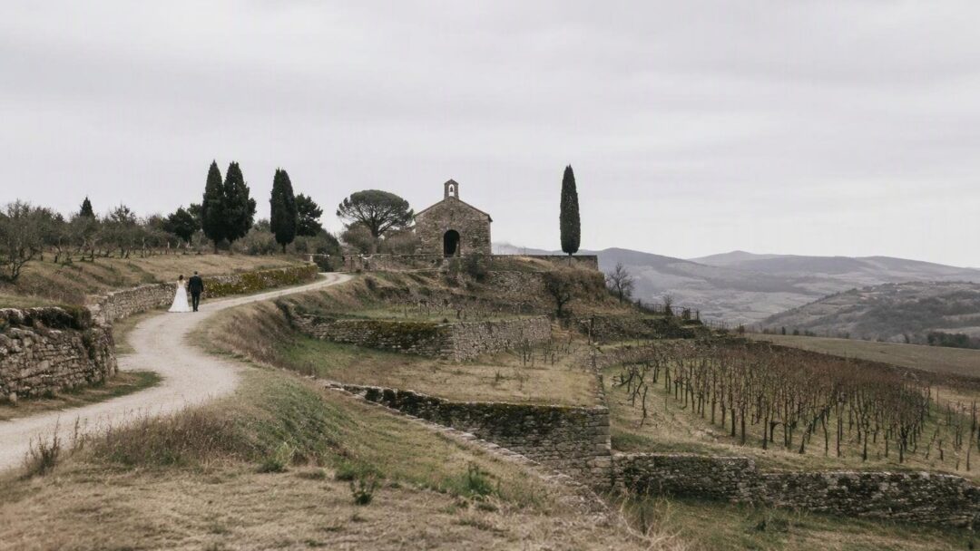 Matrimonio di Vanessa Incontrada e Rossano Laurini nella campagna toscana